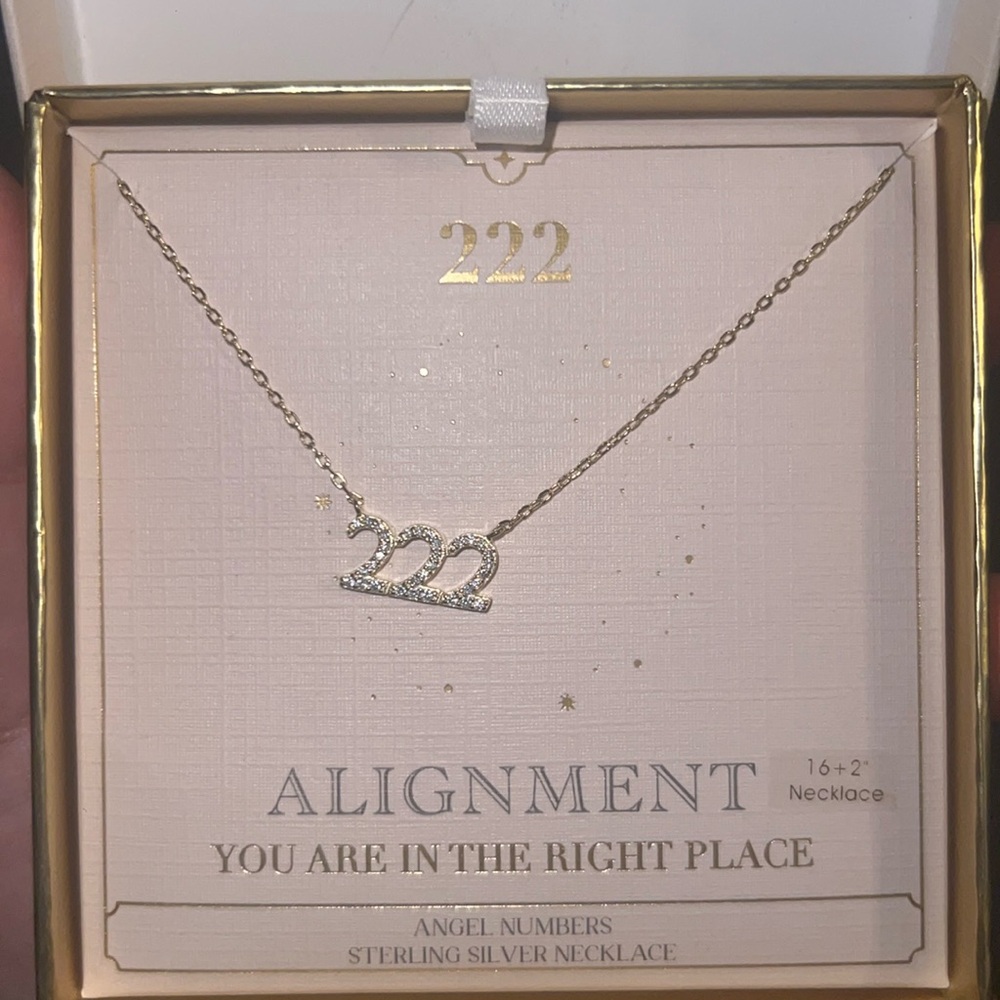 Angel 222 necklace 💕